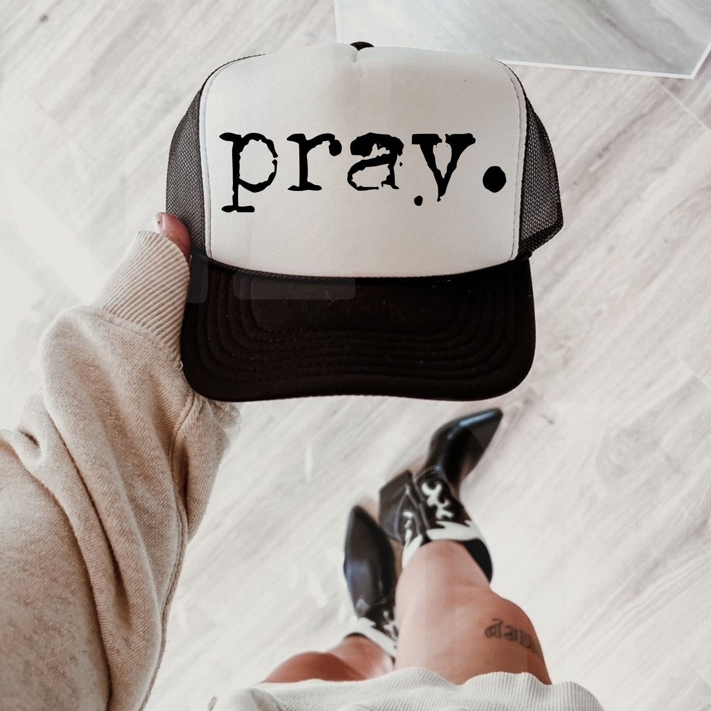 Distressed Pray Hat