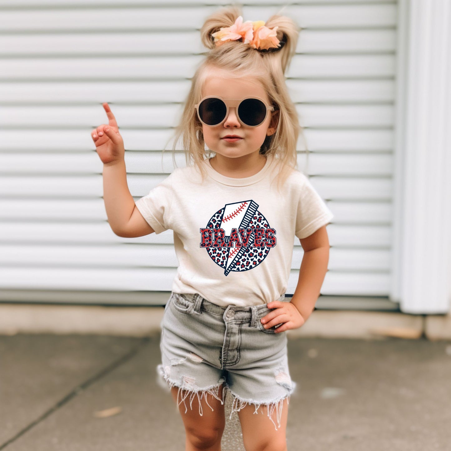 AB Leopard Bolt T-Shirt