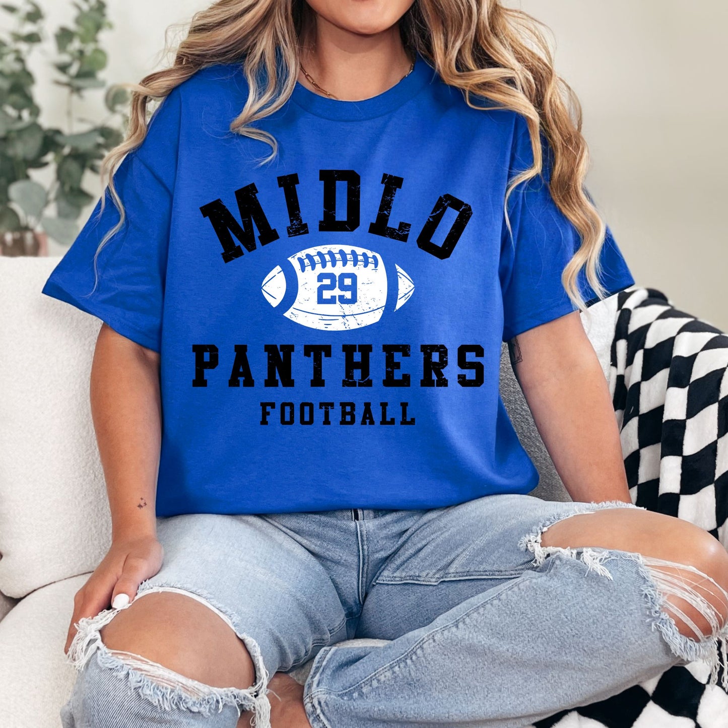 MIDLO Panthers Football Custom