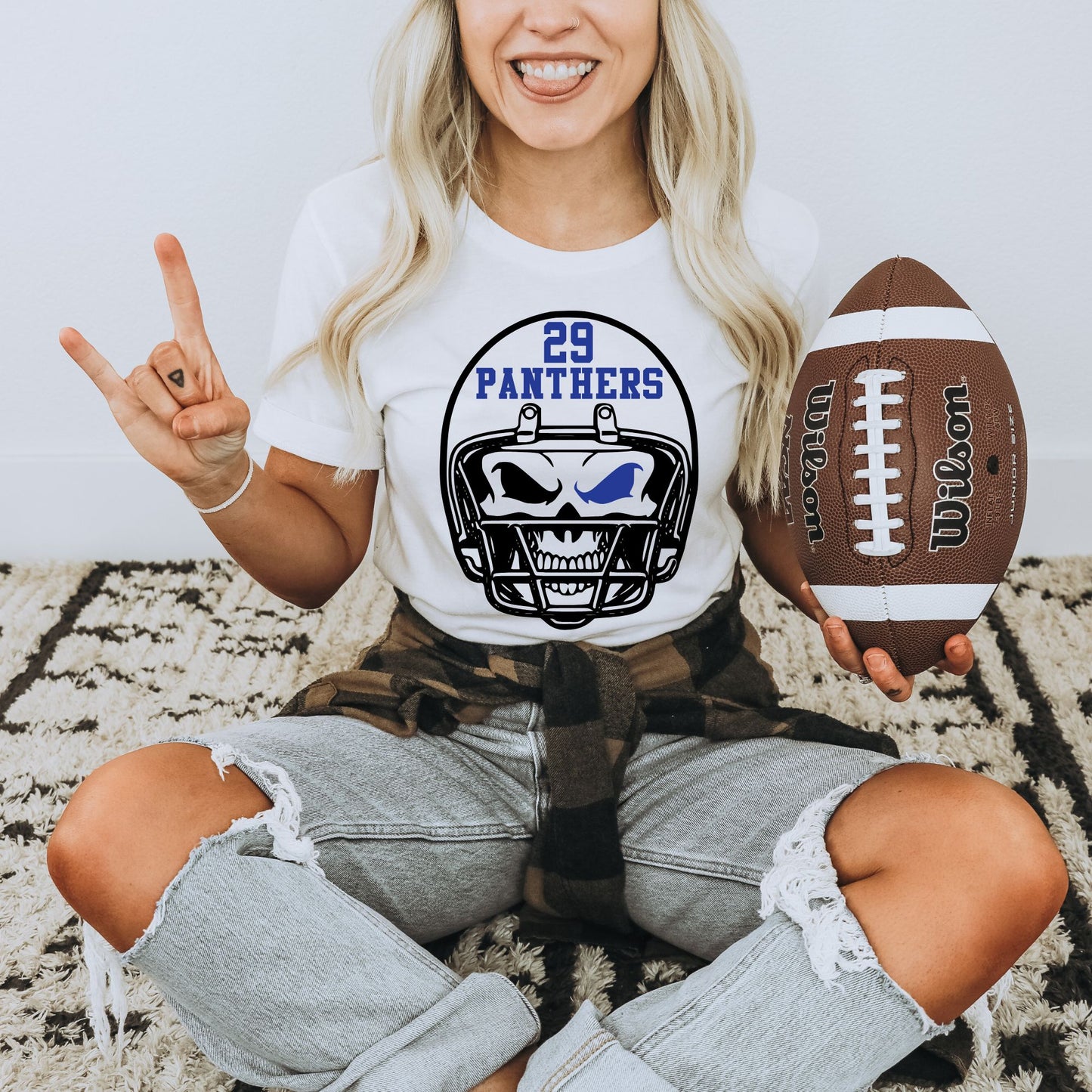 Panthers Custom Skull