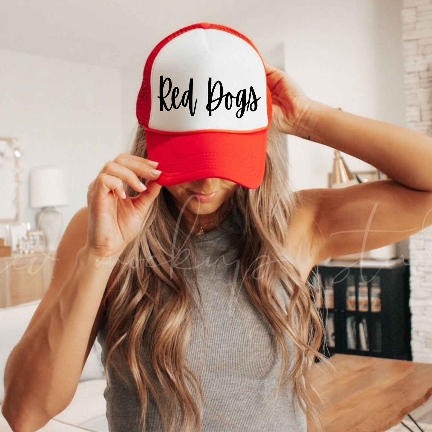 Red Dogs Script Hat