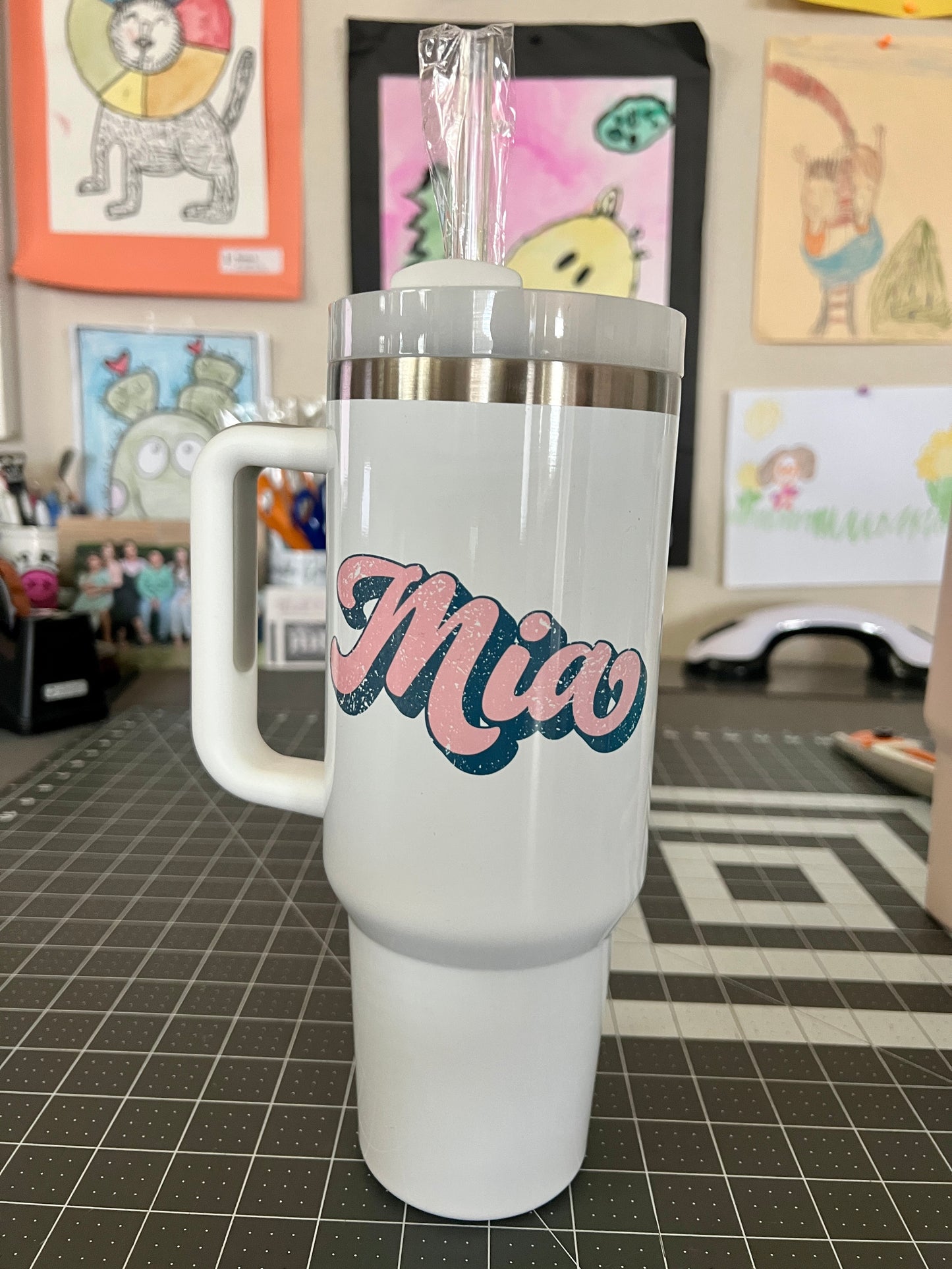 STANLEY DUPE 40 oz Cup with Handle