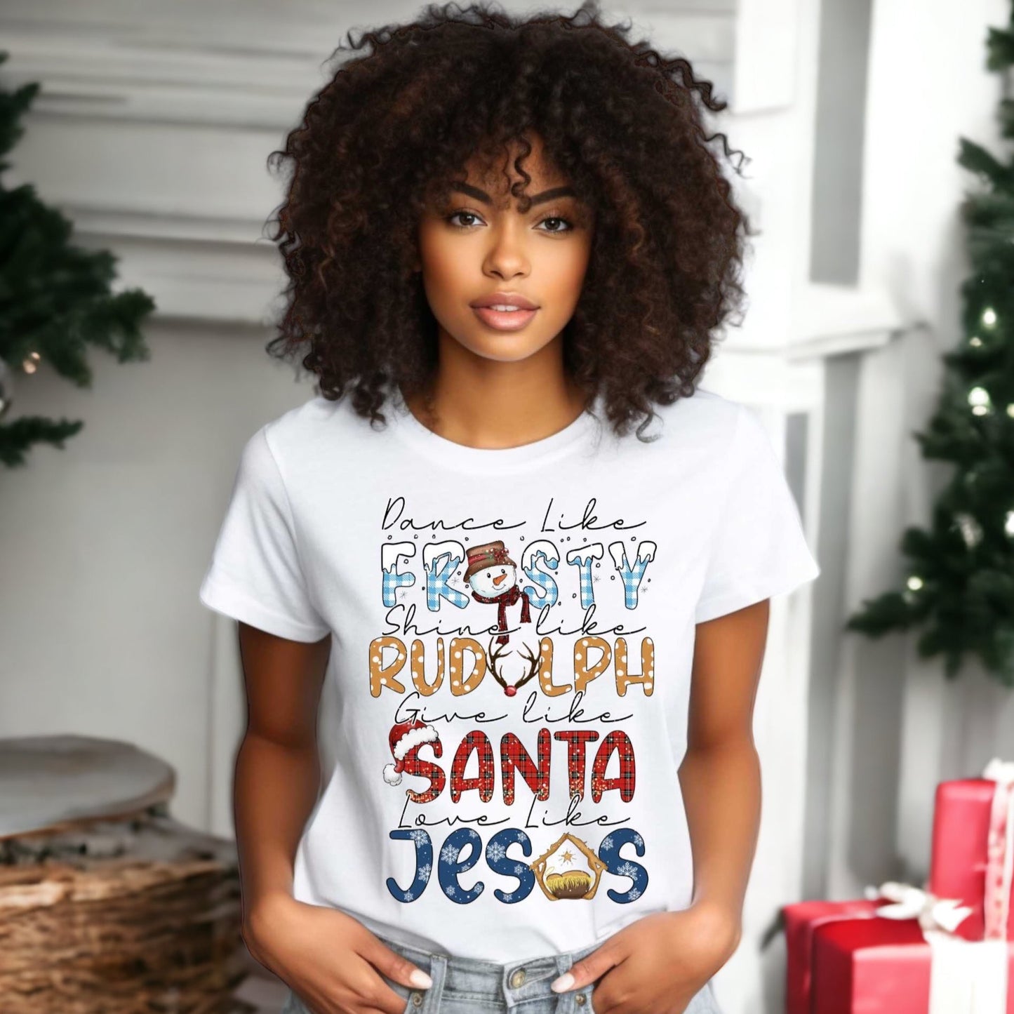 Love Like Jesus Christmas T-Shirt