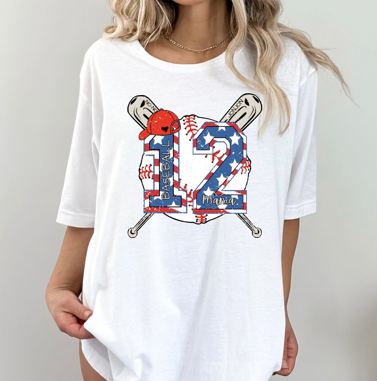 Custom Baseball Mama T-Shirt