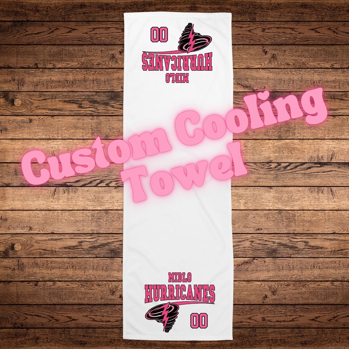 Midlo Hurricanes Custom Cooling Towel