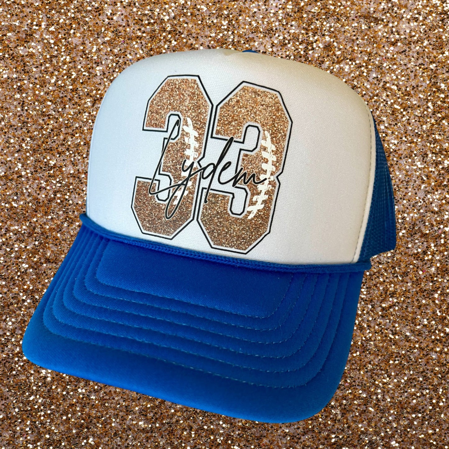 Custom Number Football Mom Hat