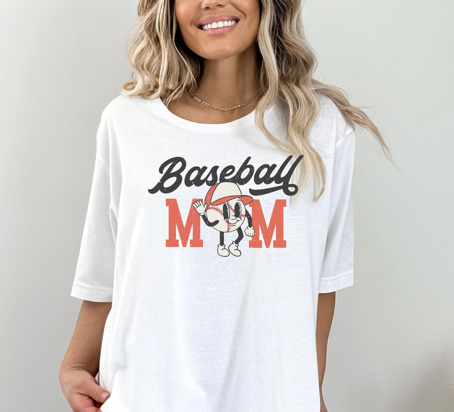 Vintage Baseball Mom T-Shirt