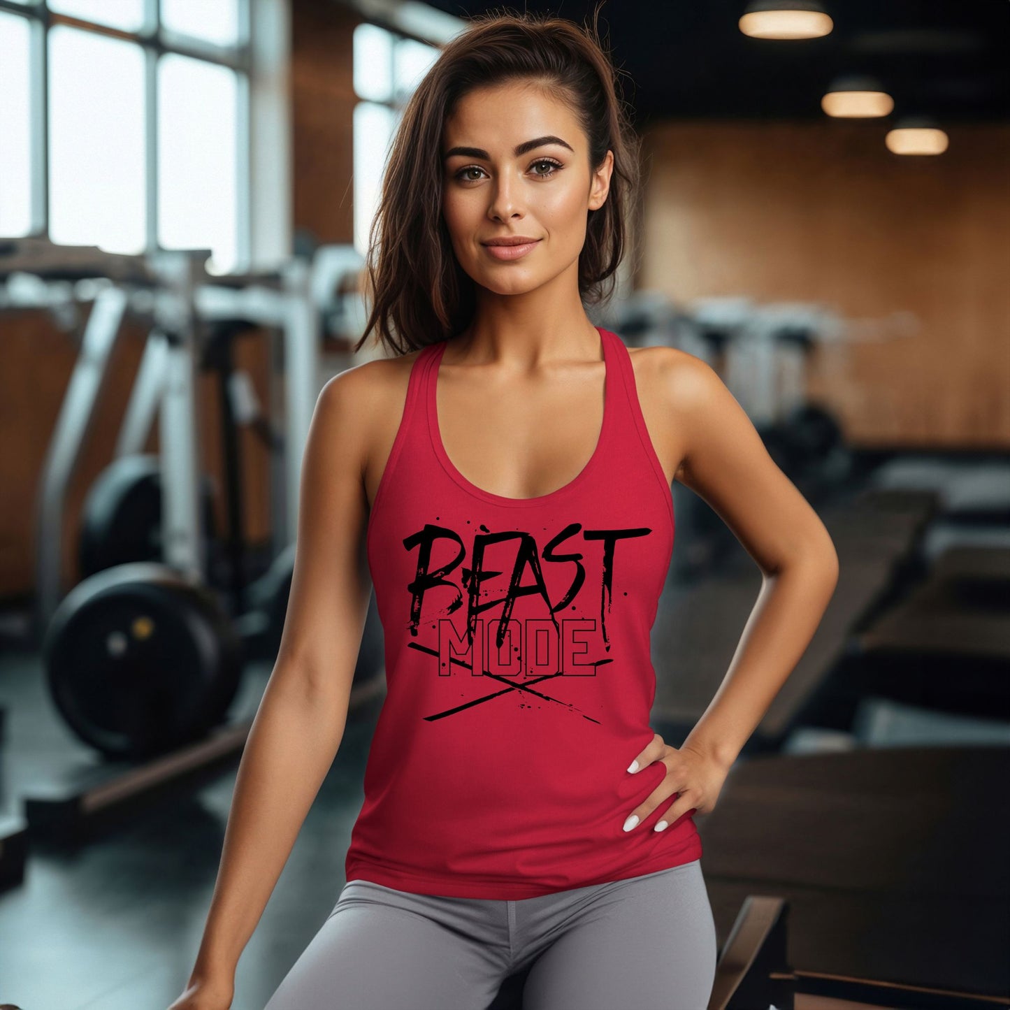 Beast Mode Racerback Tank