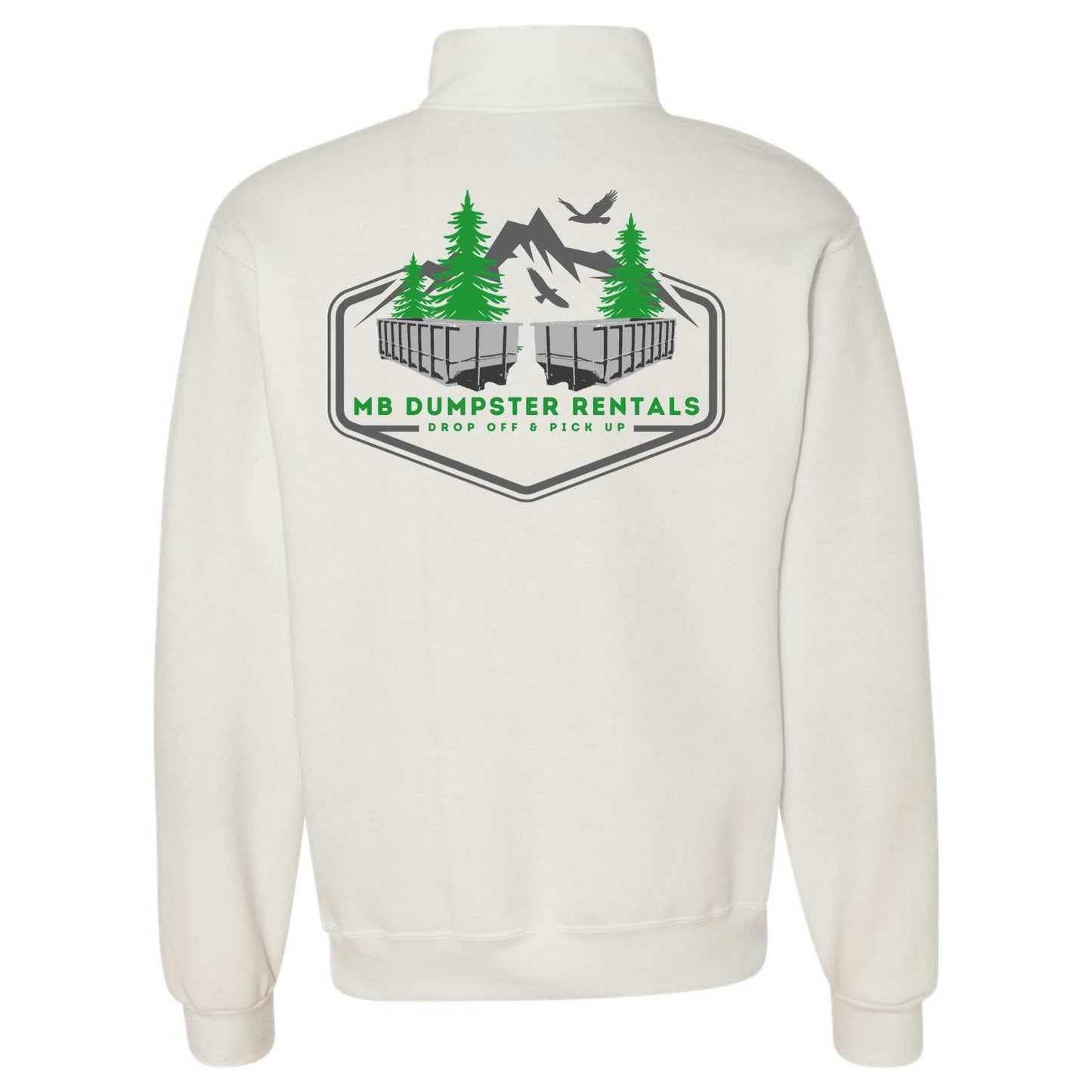 MB Dumpster Rentals Quarter Zip Sweatshirt