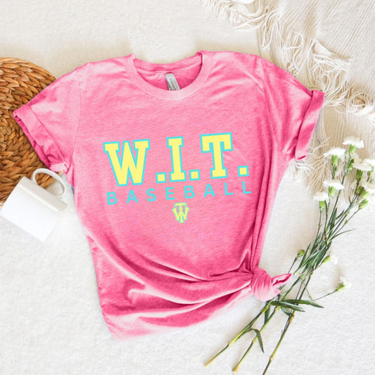 W.I.T. BASEBALL ADULT COTTON T-SHIRT