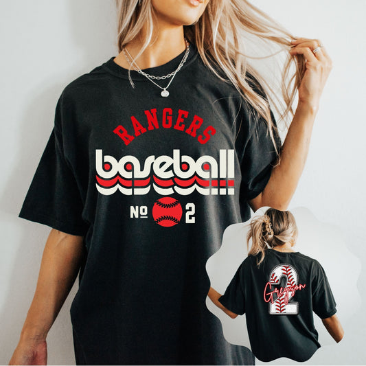 Custom Rangers Baseball