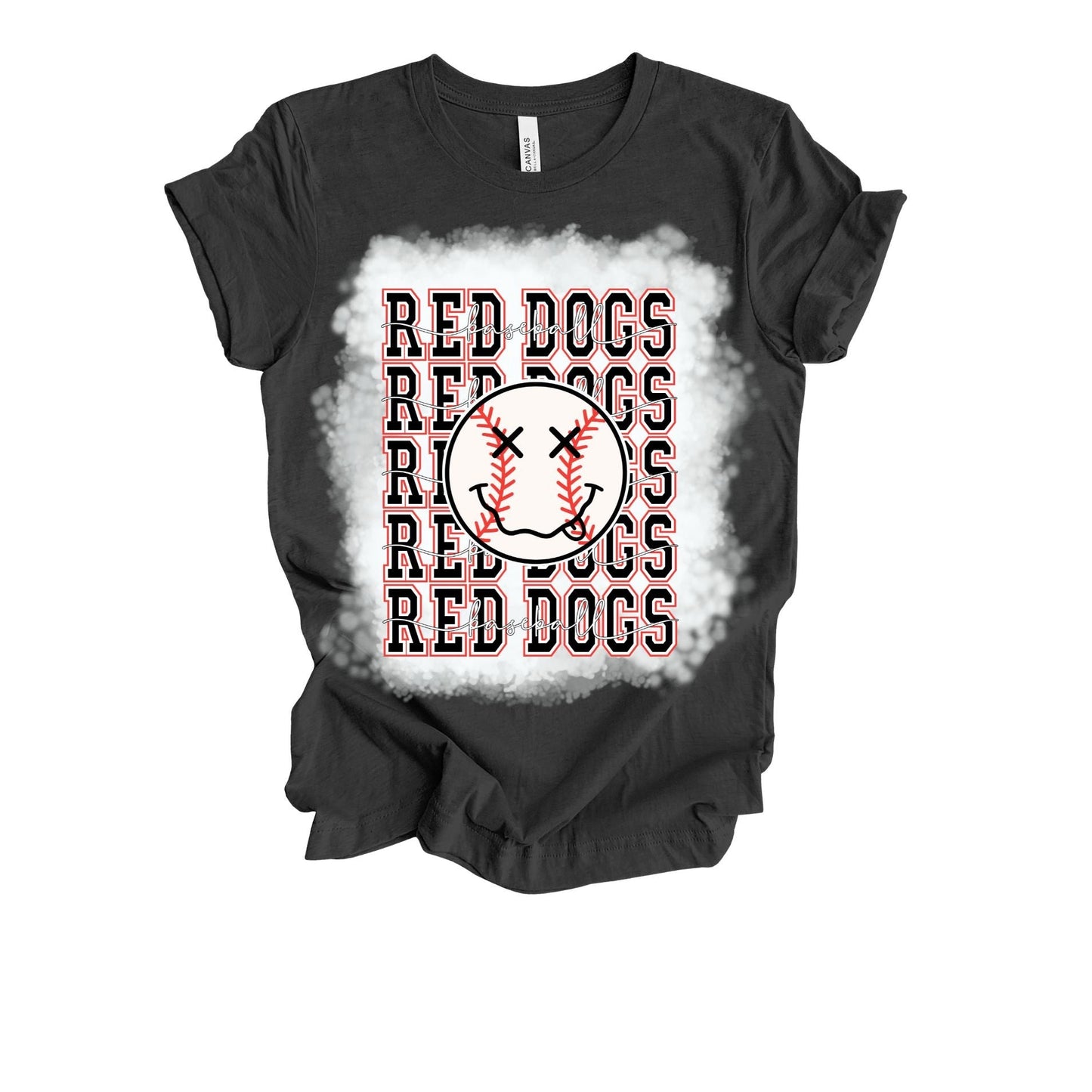 Red Dogs YOU CHOOSE Design Bleached & Sublimated T-Shirts