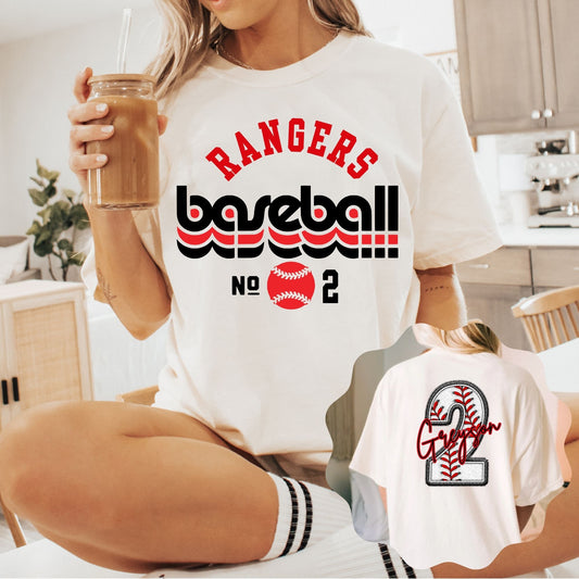 Custom Rangers Baseball