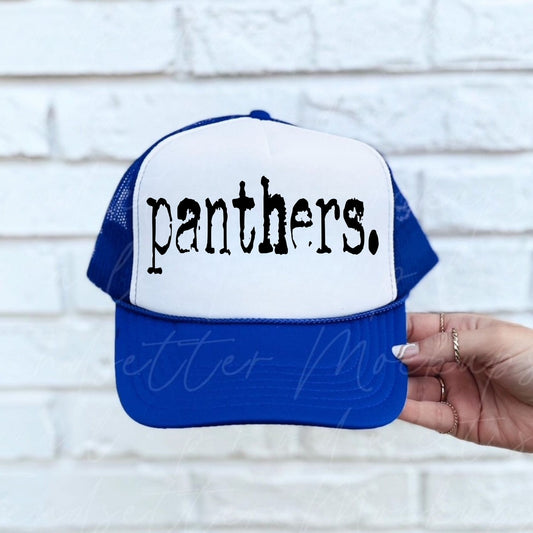 Distressed Panthers Hat