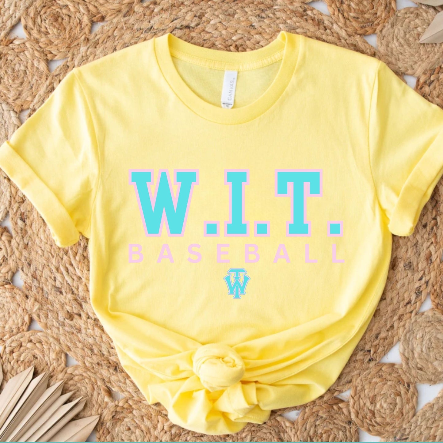 W.I.T. BASEBALL ADULT COTTON T-SHIRT