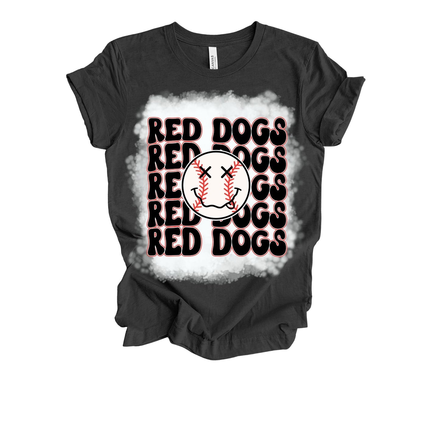 Red Dogs YOU CHOOSE Design Bleached & Sublimated T-Shirts