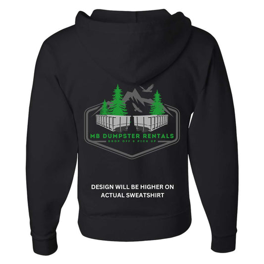 MB Dumpster Rentals Full Zip Sweatshirt