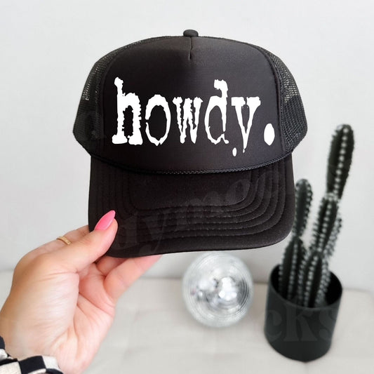 Distressed Howdy Hat