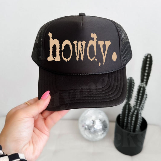 Distressed Howdy Hat