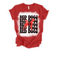 Red Dogs YOU CHOOSE Design Bleached & Sublimated T-Shirts