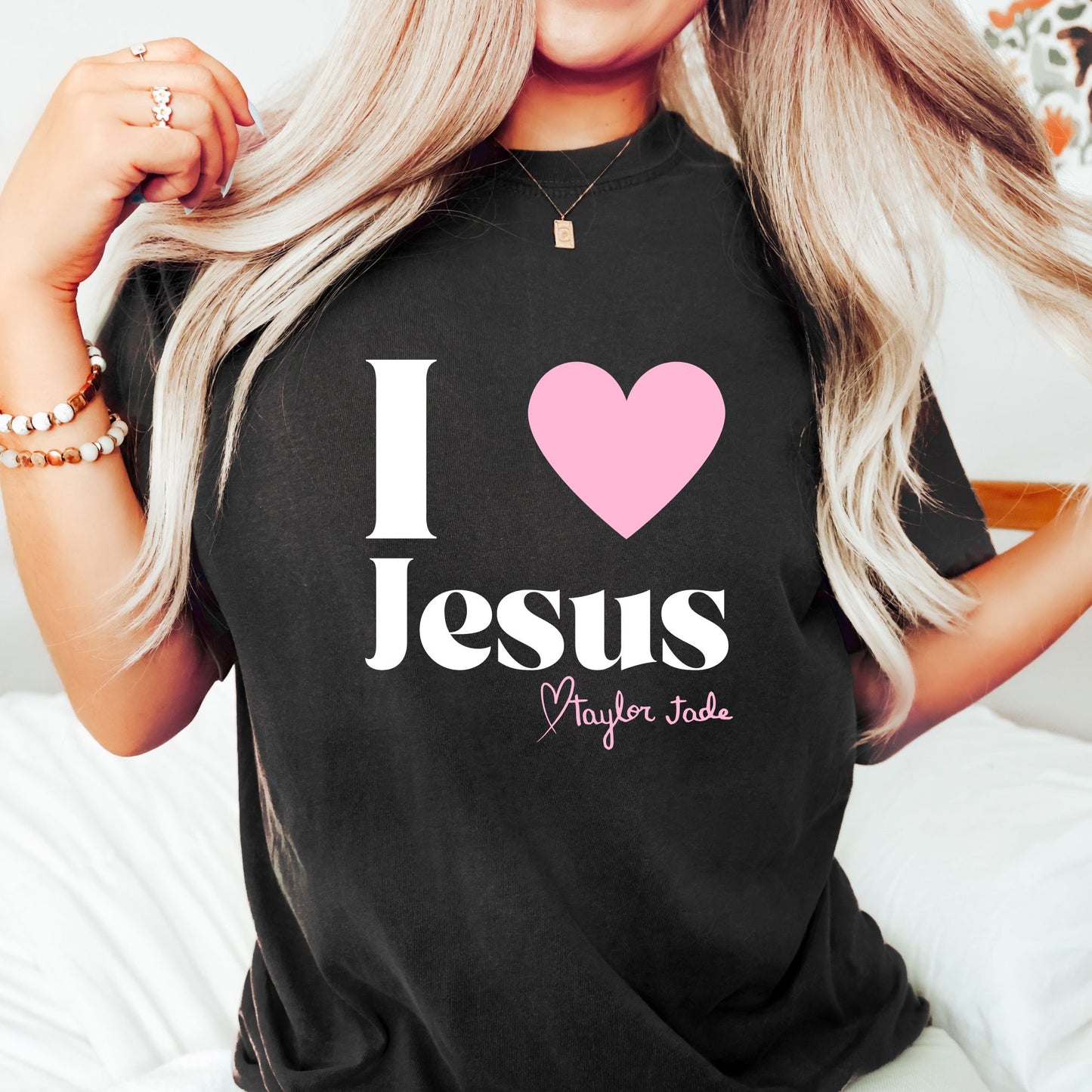 Taylor Jade I Love Jesus T-Shirt