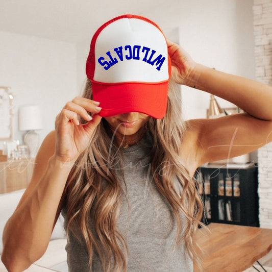 Upside Down Wildcats Hat