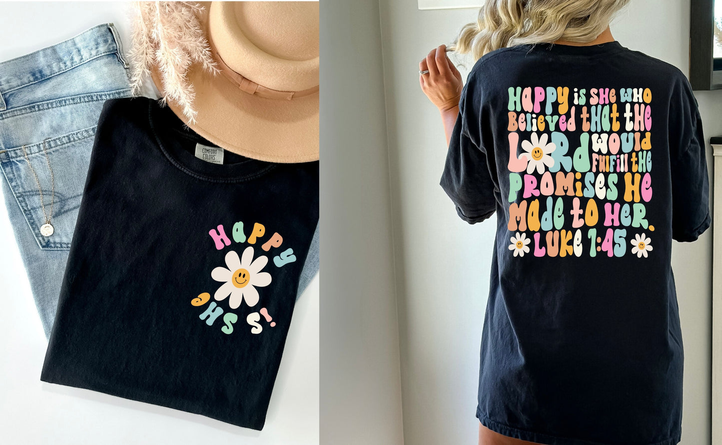 Happy Is She T-Shirt