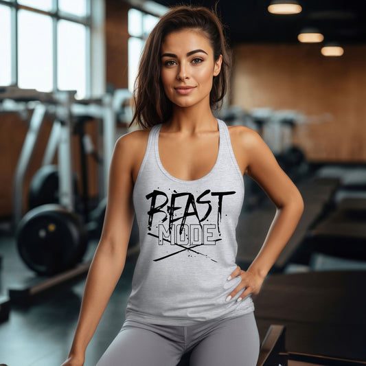 Beast Mode Racerback Tank