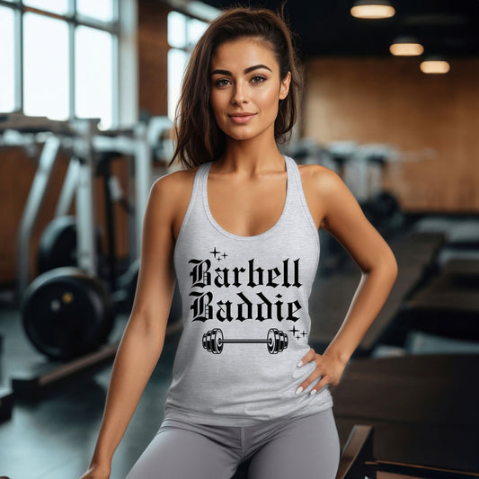 Barbell Baddie Racerback Tank