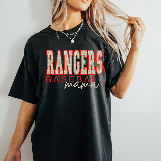 Rangers Baseball Mama
