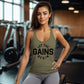 Let The Gains Begin Racerback Tank