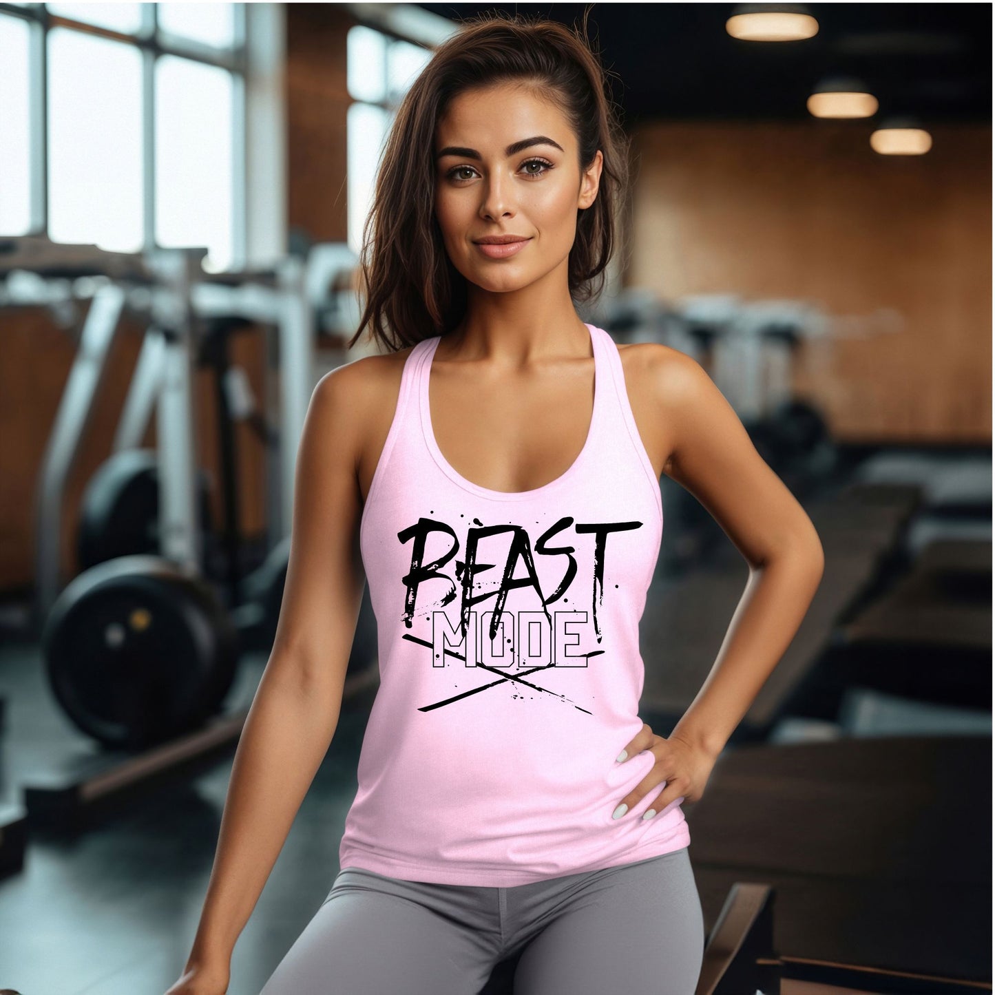 Beast Mode Racerback Tank