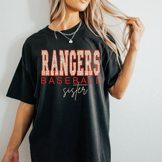 Rangers Baseball Sister (Youth)