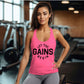 Let The Gains Begin Racerback Tank