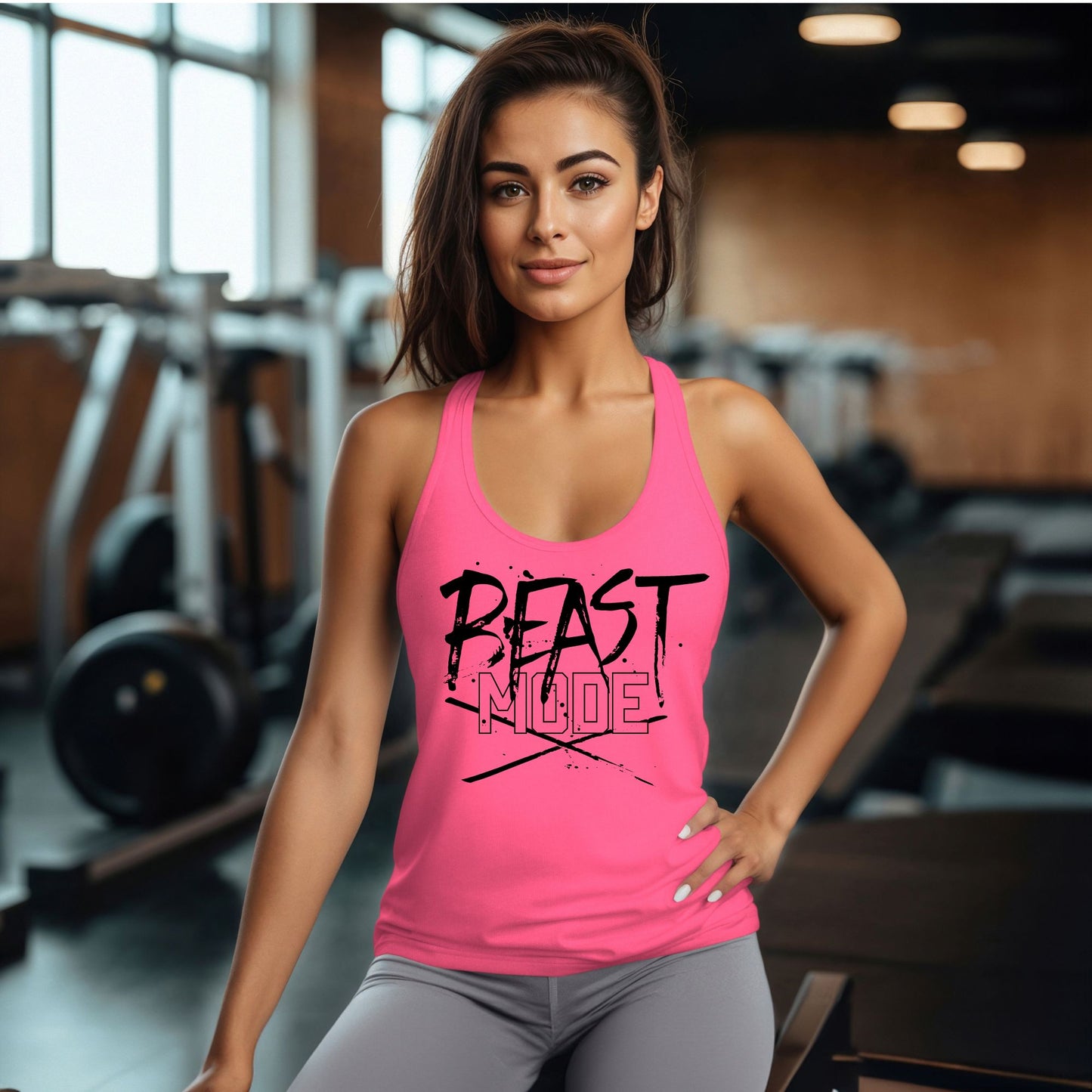 Beast Mode Racerback Tank