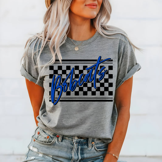 Bobcats Checkered