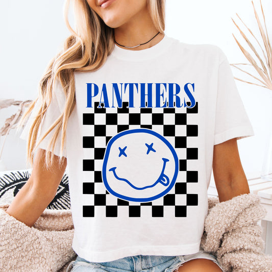Panthers Checkered Smiley