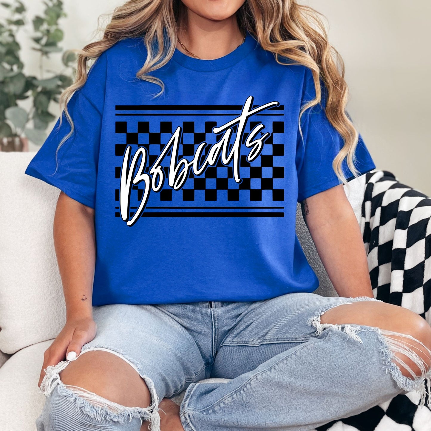 Bobcats Checkered