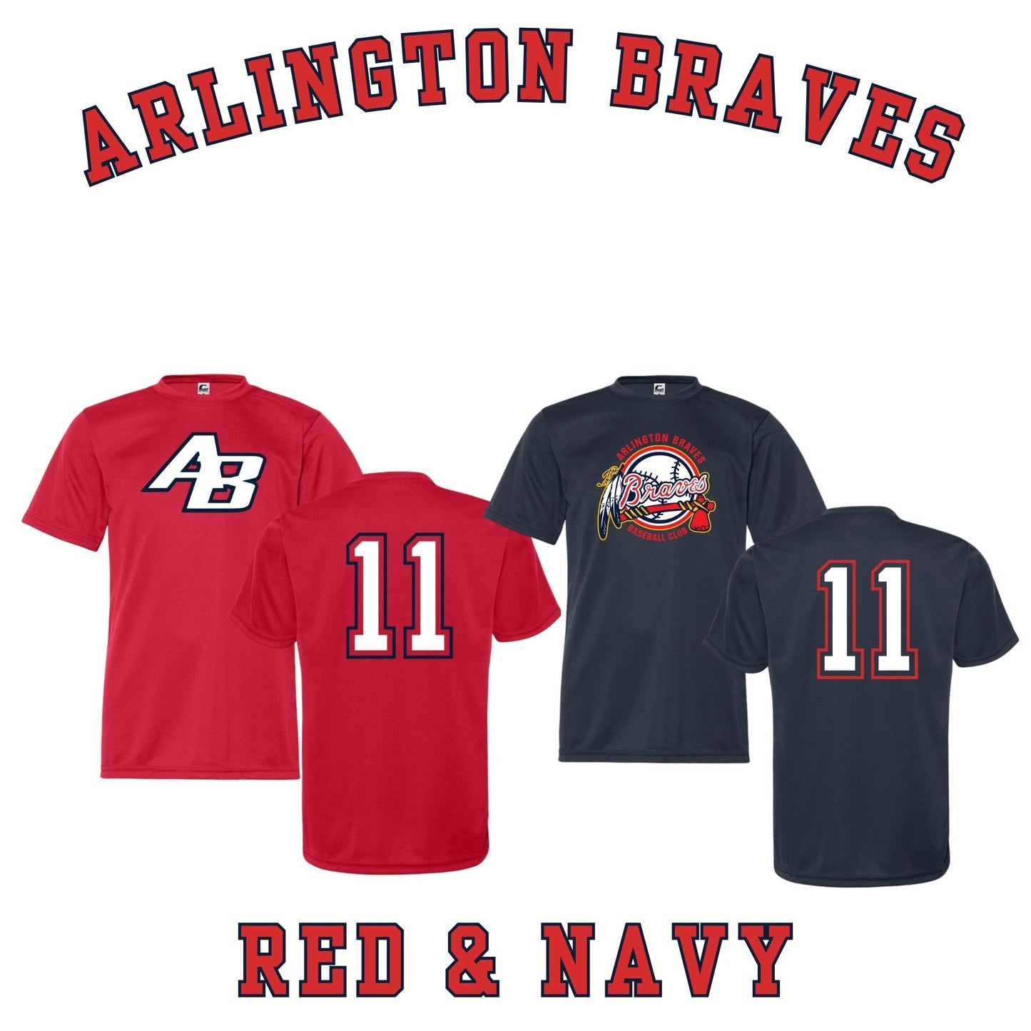 Braves Baseball T-Shirt Bundle