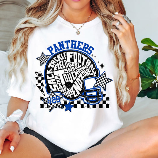 Custom Panthers Football