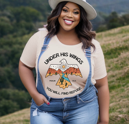 Under His Wings You Will Find Refuge