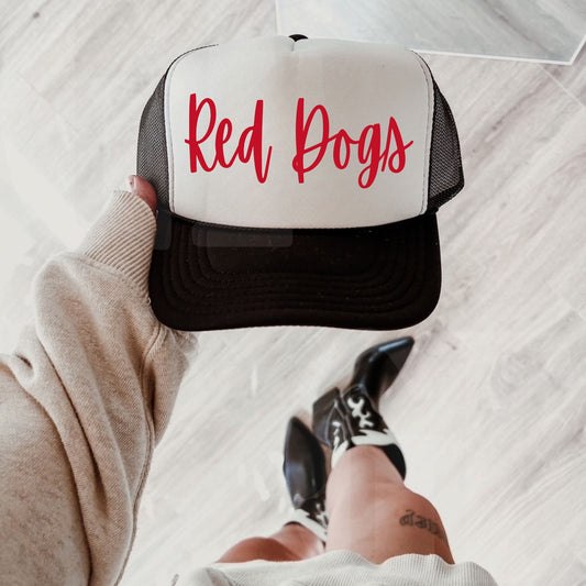 Red Dogs Script Hat