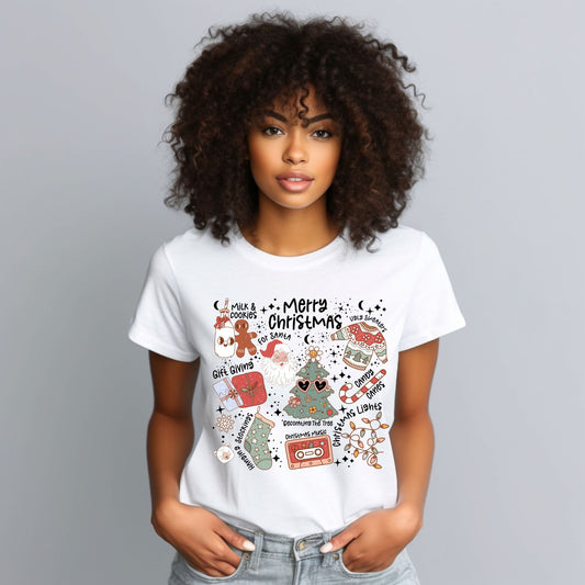 Merry Christmas Retro T-Shirt