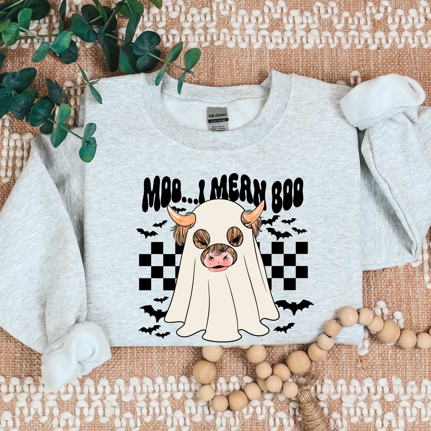 Moo, I Mean Boo Crewneck Sweatshirt