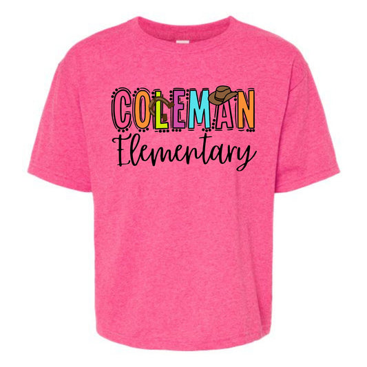 Coleman Elementary Field Trip T-Shirt (Please leave students name in the notes section during checkout)