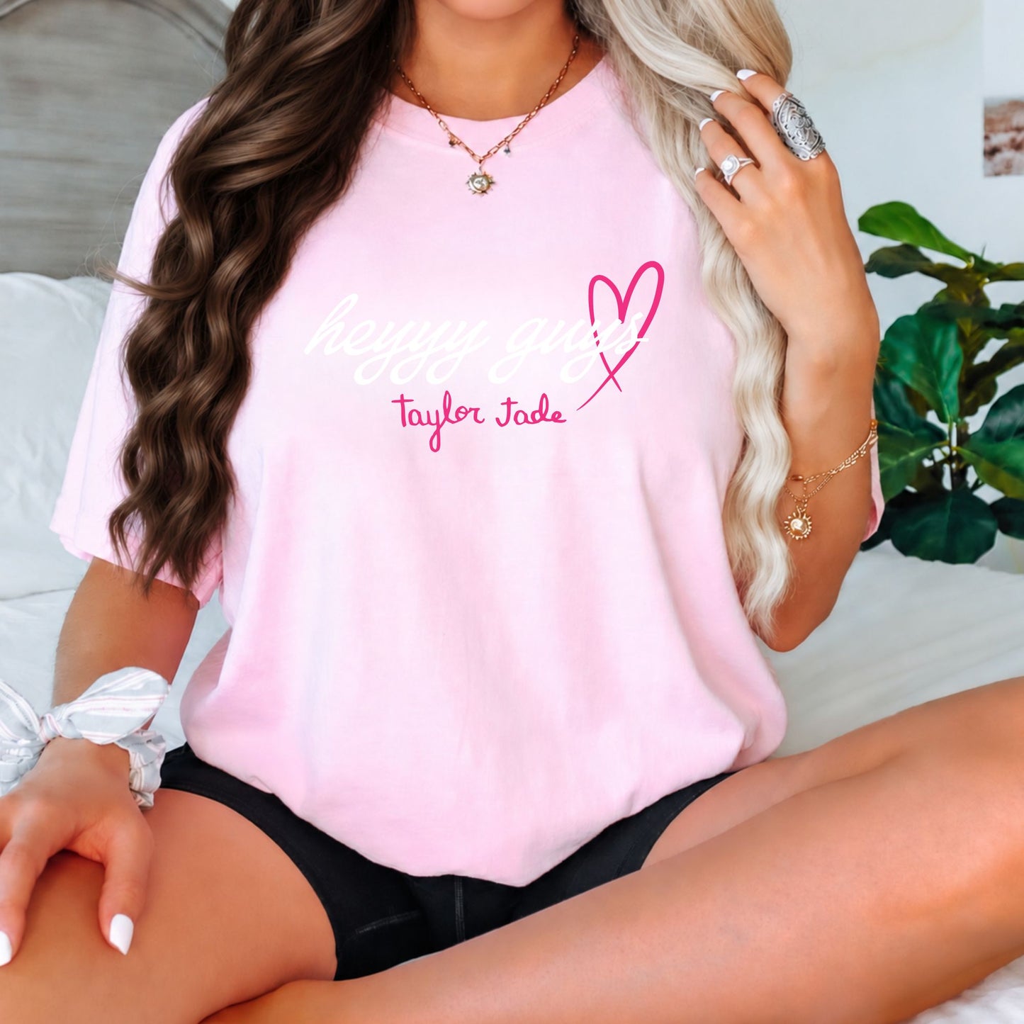 Heyyy guys Taylor Jade T-Shirt