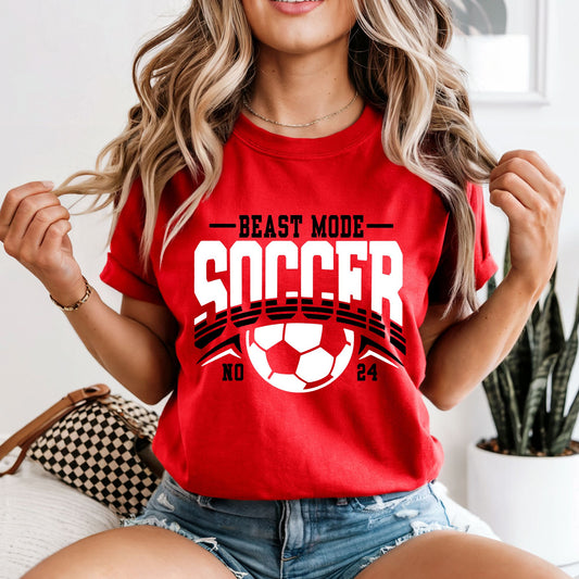 Beast Mode Soccer W/Number T-Shirt