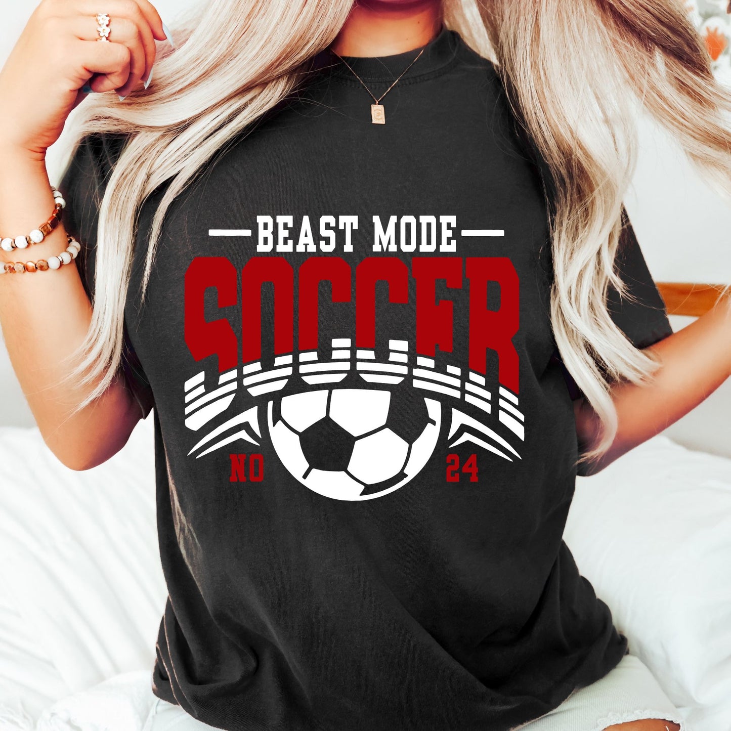 Beast Mode Soccer W/Number T-Shirt