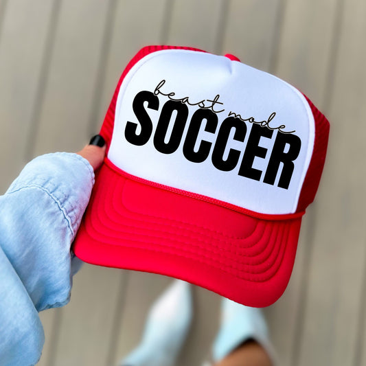 Beast Mode Soccer Hat