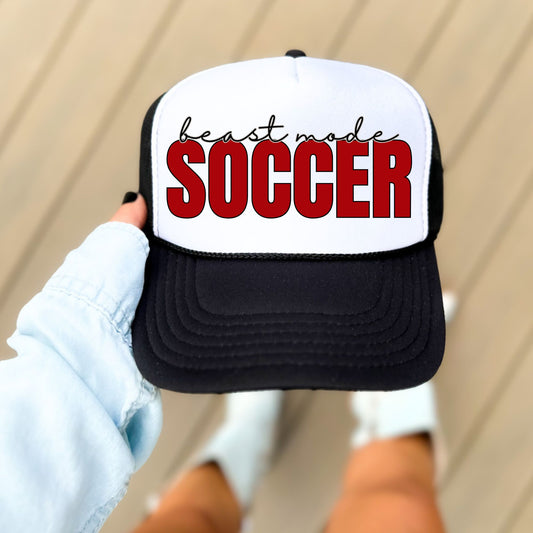 Beast Mode Soccer Hat